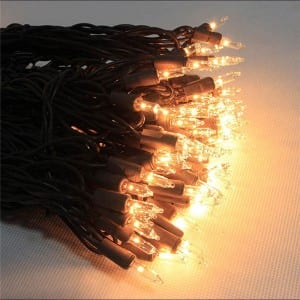 100 Count Clear Incandescent Christmas Lights for Holiday Decor KF01150