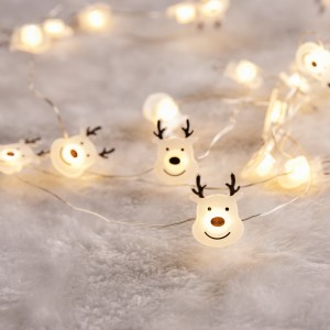 Wholesale Deer Christmas String Lights Battery Powered | ZHONGXIN