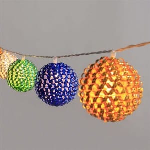 Plastic String Lights&Plastic Ball Lights KF02269BO