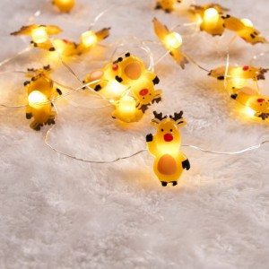 Wholesale Battery Operated Reindeer Christmas Fairy String Lights | ZHONGXIN
