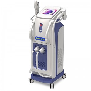 E9DH 808nm Dual Handles Diode Laser and IPL Laser Hair Removal Multifunction Beauty Laser Machine