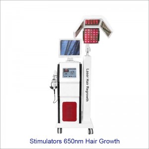 HR203 Diode Laser 650nm High Frequency Hair Growth Machine 5in1 Low Level Laser Therapy Hair Loss Treatment