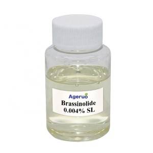 Ageruo व्यावसायिक आपूर्तिकर्ता ब्रासिनोलाइड 0.004% SP प्रमोट उर्वरकको लागि