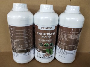 Chlorfenapyr 20% SC 24% SC dia mamono bibikely amin'ny tanimbary