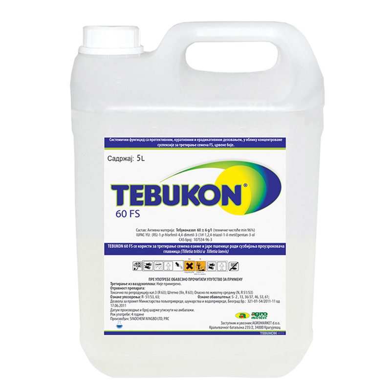 Altkvalito de agrokemiaĵoj Pesticidoj Azoxystrobin20%+ Tebuconazole20%SC