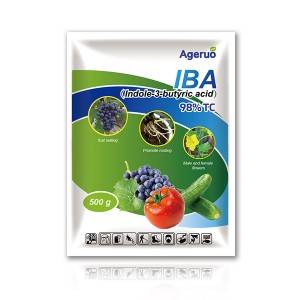 Asam Indole-3-butyric 98% TC saka Ageruo IBA kanggo Rooting Hormon
