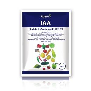 Pols d'hormona d'arrelament IAA Àcid indol-3-acètic 98% TC d'Ageruo