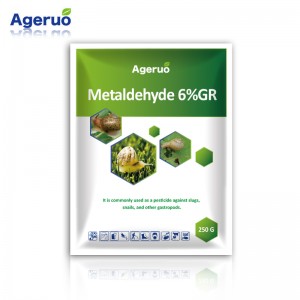 Metaldehido 6% GR mortiganta helikoj insekticidoj insekticidoj