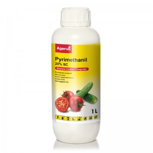 Fungicide Pyrimethanil 20% SC 40% SC 20% WP foar tomaat Botrytis sykte