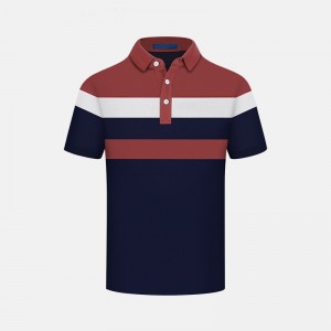 Customized men’s T-shirt design Polo short sleeved casual T-shirt