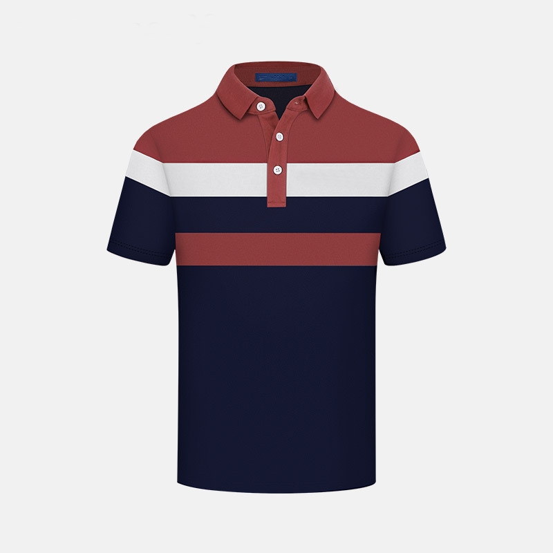 Customized men’s T-shirt design Polo short sleeved casual T-shirt
