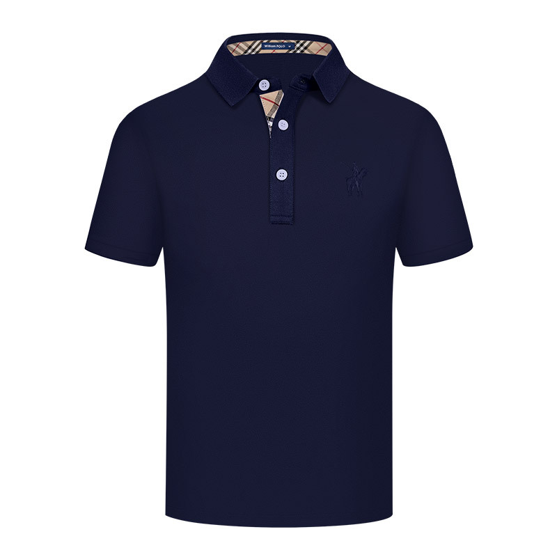 Yüksək Keyfiyyətli Uzunqol Solid Xüsusi Boş Düz Kişi Polo T-shirti