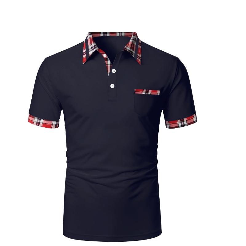 Pánska polokošeľa Custom s krátkym rukávom Casual Formal Polo fitness Shirt