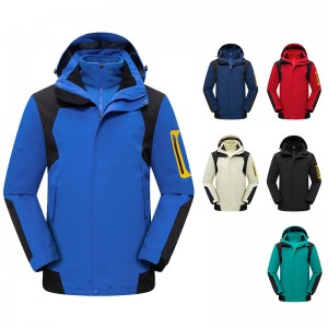 Customized outdoor mountain women's windproof multi size jacket waterproof soft shell polar wool ski jacket
