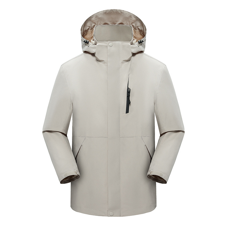 Unisex OEM 150D high elastic with fleece New technology hardshell jacket water and wind proof outdoor jacket