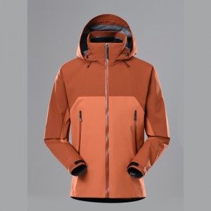 High Quality Txiv neej Ski Jacket Sab nraum zoov Waterproof hardshell Breathable Ski Snowboard Jacket