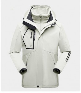 Áo khoác mùa đông không thấm nước leo núi ấm áp cho nam giới áo khoác đi bộ đường dài có dây kéo chống gió