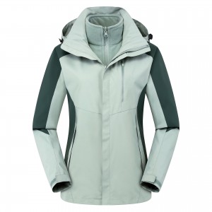 Зимняя и осенняя мужская водонепроницаемая куртка для отдыха, уличная куртка, модная ветрозащитная водонепроницаемая куртка, комплект из двух предметов