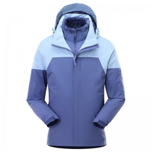 Prilagođena zimska uniseks vjetrovka na otvorenom odvojiva planinarska odjeća vunena jakna s kapuljačom