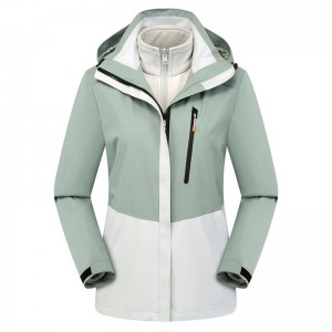Customized wool lining outdoor waterproof ຂອງແມ່ຍິງ jacket windproof ຂອງຜູ້ຊາຍ