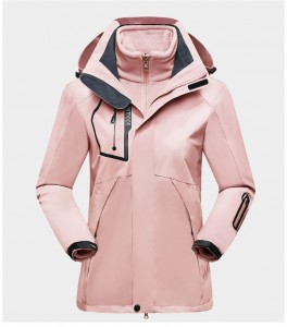 Зимова куртка водонепроникна альпіністська тепло чоловіча вітрозахисна куртка з капюшоном на блискавці