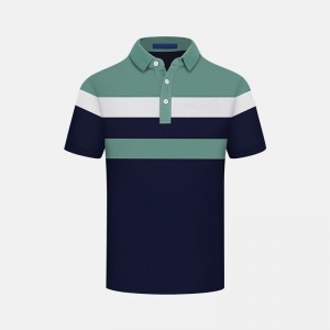 Dostosowany projekt męskiej koszulki T-shirt polo z krótkim rękawem i krótkim rękawem