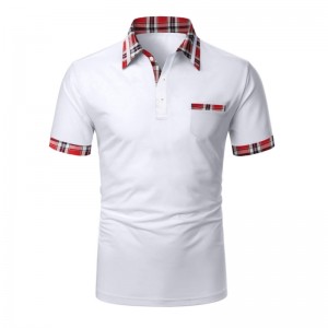 Мужская рубашка-поло на заказ с короткими рукавами, повседневная формальная рубашка-поло для фитнеса