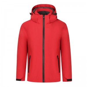 Disesuaikan outdoor waterproof, windproof, breathable camping hoodie jaket olahraga