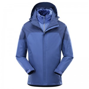 Прилагођена зимска унисекс ветровка на отвореном, одвојива одећа за планинарење, вунена јакна са капуљачом