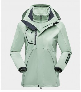 Jachetă de iarnă impermeabilă pentru alpinism căldură pentru bărbați, cu fermoar, cu glugă, pentru drumeții