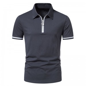 Design personalizat cămașă pentru bărbați Cămașă de fitness Polo cu mânecă scurtă pentru bărbați