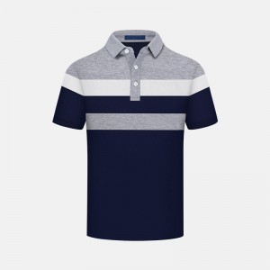 T-shirt për meshkuj me dizajn të personalizuar Bluzë rastësore Polo me mëngë të shkurtra