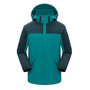aidu couple Çiyayê Waterproof Ski Jacket Windbreaker Germ Hooded Snowboarding Raincoat Jacket