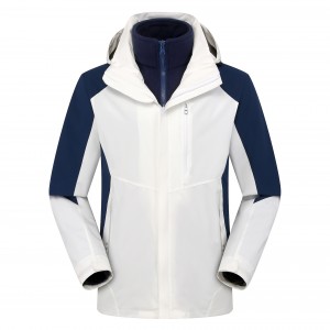 Vinter- og efterårsfritid Vandtæt jakke til mænd Udendørsjakke Mode Vindtæt vandtæt jakke i to dele