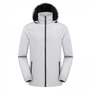 អាវយឺត Unisex Windproof Jacket ដែលបានប្ដូរតាមបំណង អាវក្រៅរដូវរងា Waterproof Windproof Jacket សម្រាប់បុរស