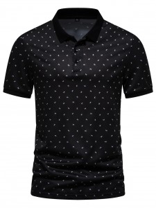 Tricou polo personalizat cu imprimeu la modă Tricou polo pentru bărbați