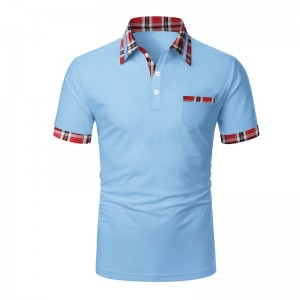 Samarreta de polo per a home Camisa de fitness de polo formal personalitzada de màniga curta