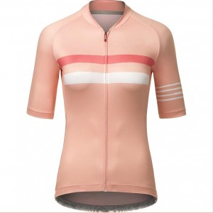 Cycling Jersey Women’s Shorts Sleeve Tops Bike Shirts Bicycle Jacket Full Zip with Pockets Andrea