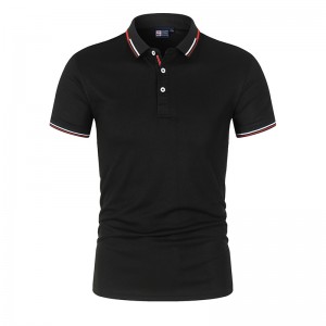 Customized na men's shirt design Polo short sleeved casual