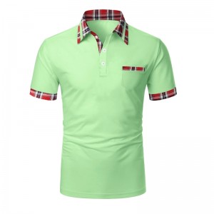 Polo men shirt Custom short sleeved Casual Formal Polo fitness Shirt