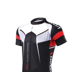Ποδηλατικό Τζέρσεϊ Σετ ποδηλάτου κοντομάνικο πουκάμισο Quick-Dry αναπνέον με 3D μαξιλάρι σορτς με επένδυση