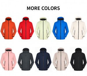 Customized outdoor waterproof, windproof, breathable camping hoodie jacket sportswear