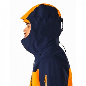 ʻO ke kūlana kiʻekiʻe 3-layer seamless laminated windproof, waterproof, and breathable jacket