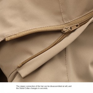 Nueva chaqueta de choque térmico engrosada extraíble de dos piezas para exteriores tres en uno para hombres