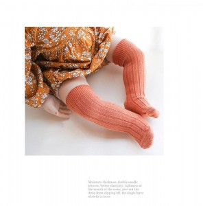 Зимске пролећне бебине памучне чарапе са високим коленима