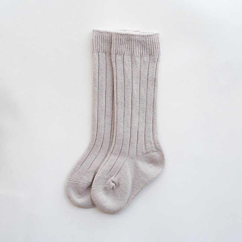 Зимние весенние детские хлопковые носки до колена