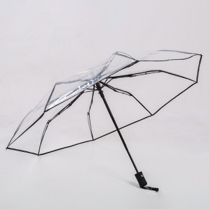 Mukautettu logo taitettava täysin automaattinen sateenvarjo