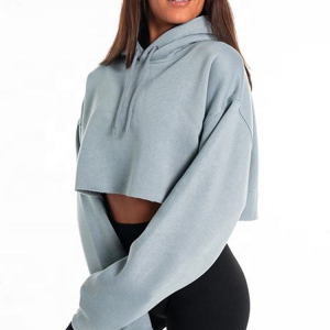 Προσαρμοσμένα γυναικεία crop top hoodie casual γυναικεία φούτερ και φούτερ
