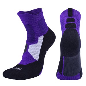 Protiskluzové basketbalové elitní běžecké ponožky