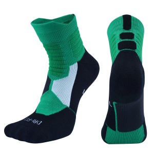 Protišmykové basketbalové elitné bežecké ponožky